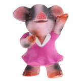 Max Miniature Dollhouse Bonsai Craft Garden Landscape Resin Pig Decor Dancing B