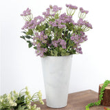 Max Artificial Foam Flower Plastic Plant for Wedding Home Decoration Purple