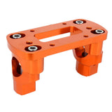 Maxbell Aluminum Motorcycle HandleBar Fat Bar Risers Mount Clamp For KTM 125-530