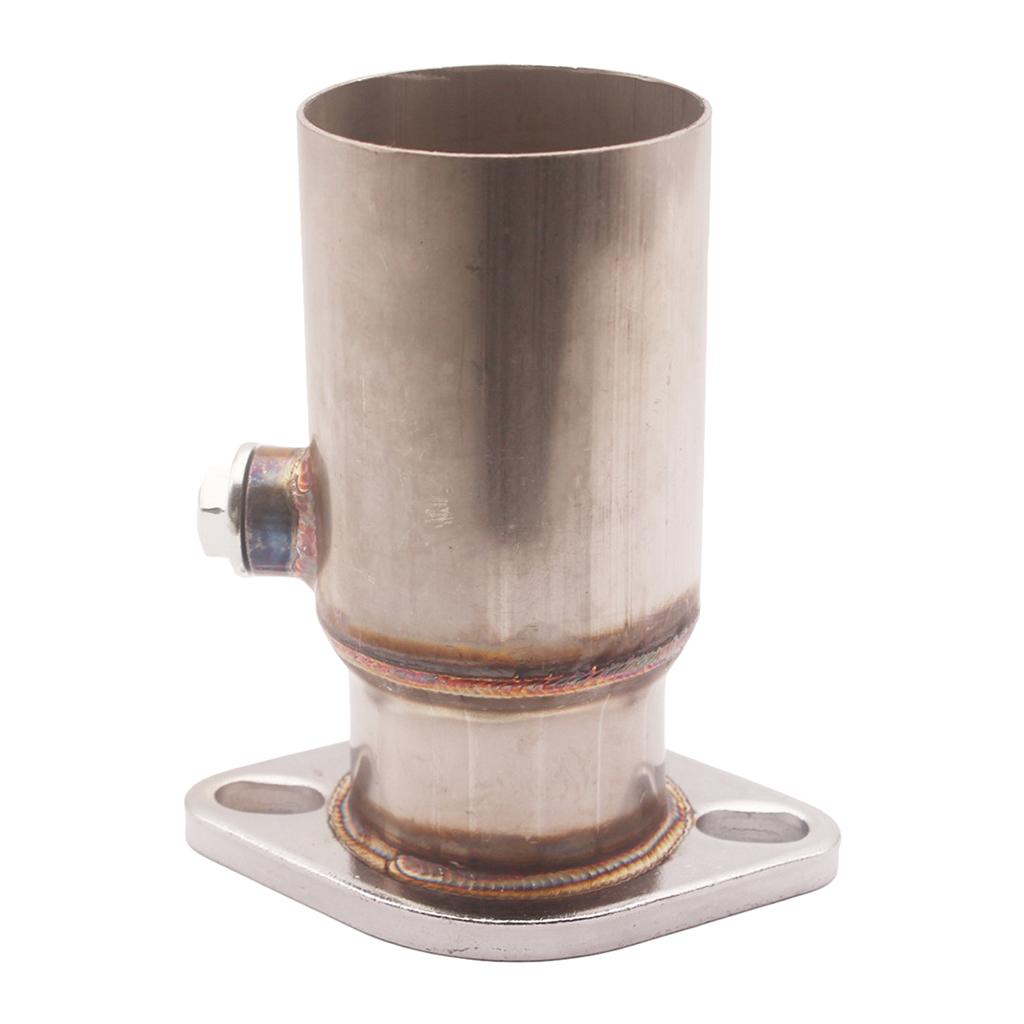Maxbell 3" Stainless Pipe to 2.5" 2 bolt Flange Reducer w/ o2 bung Downpipe Exhaust