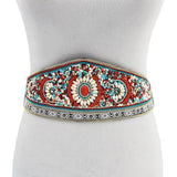 Max Bohemian Women Waist Belt Retro Style with Charm Ethnic Beaded   1