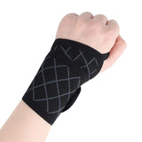Maxbell Wrist Compression Strap Sport Supporting Wrist Brace Comfortable Black