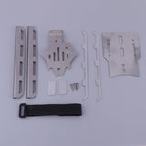 Max Metal Side Pedal Plate Chassis Protective Rearview Mirror for 1:10 RC TRX-4