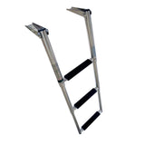 Max Anti-corrosion 3 Step Drop Boat Telescoping Ladder Folding Ladder Marine