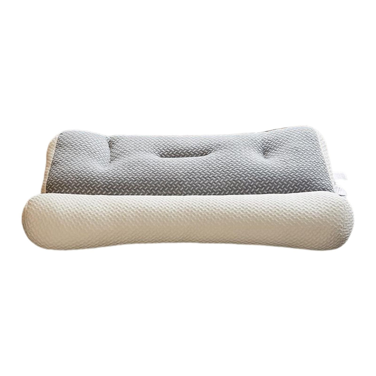 Maxbell Neck Support Pillow Breathable for Front, Back, Stomach and sleeper White Small