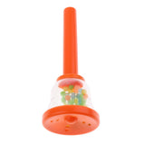 Maxbell Plastic Handbell Hand Bell Percussion Instrument Musical Toy for Kids Orange
