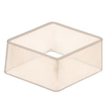 Maxbell Rhombus Shaped Plastic Candle Mold for DIY Crafts Making Supplies, Great Tools for Handmade Project, Transparent Candles Mould