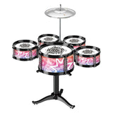 Maxbell Beginners Kids Drum Set Musical Instrument Music Toy for Kids Children's Day 5 Tom