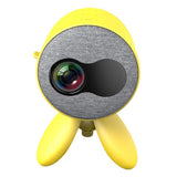 Maxbell Mini Portable Pocket Projector HD 1080P Movie Video Projectors Home  Yellow