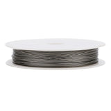 Maxbell 1 Roll of Stainless Steel Wire Tiger Tail Beading Wire Cord 80 Meters 0.35mm
