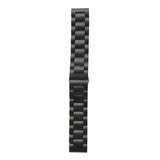 Max Sandalwood Wristband Watch Band Bracelet Strap Clasp 20mm Black
