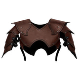 Maxbell Medieval Retro Chest Shoulder PU Leather for Cosplay Props Halloween