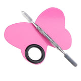 Max Cosmetic Makeup Mixing Blending Palette Spatula for Foundation Pigment Pink