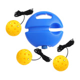 Maxbell Pickleball Trainer Professional Portable Convenient Pickleball Training Base with 3 Yellow Balls