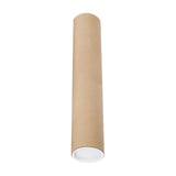 Maxbell Long Cardboard with Caps Inner Dia 2.36in Round for Blueprint Shipping 80cm