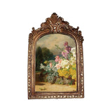 Maxbell Picture Display Frame Carved Picture Holder Ornament for Party Wedding Decor styleB