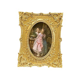 Maxbell Photo Frame 4x6 Embossed Decorative Retro for Wedding Bedroom Living Room