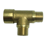 Max 1/4'' 3-Way Tee Brass Thread Water Pipe Connector Adapter Fittings Parts A