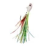 Maxbell Luminous Lifelike Squid Skirt Lure Sea Fishing Tackle Glow Fishing Bait Hook White