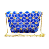 Max DIY Beaded Bag Handmade Crystal Acrylic Crossbody Bag Making Supplies Navy