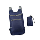 Maxbell Outdoor Daypack Folding Shoulder Bag Rucksack for Walking Camping Trekking Dark Blue