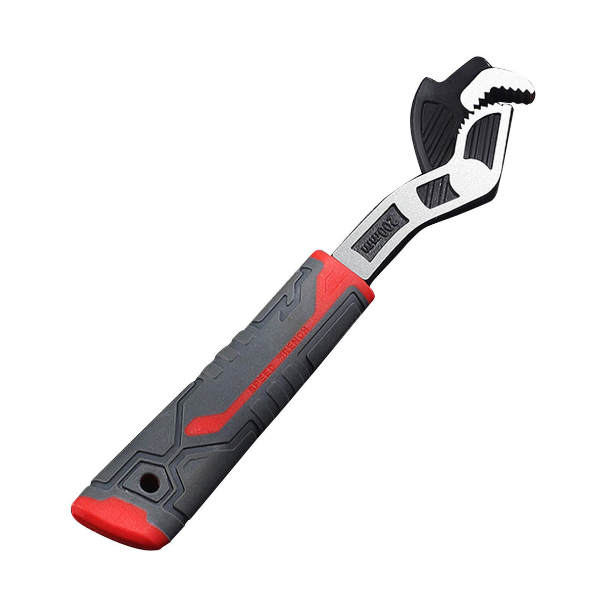 Maxbell Self Adjustable Pipe Wrench Plumbing Wrench Anti Slip Handle for Auto Repair 8inch