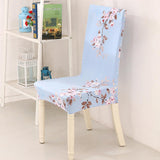 Max Floral Print Stretch Short Removable Dining Chair Cover Slipcovers 24