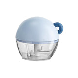 Maxbell Garlic Chopper Portable Food Processor Blender for Food Meat Fruits Blue