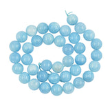 Maxbell 1 Strand of 15inch Natural Jade Jewelry Making Stone Round Loose Beads 10mm