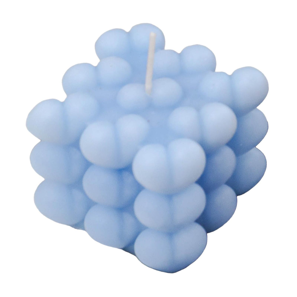 Maxbell Bubble Cube Candle Aromatherapy Candle ,6.5x6.5x7cm Women Gift Blue