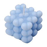 Maxbell Bubble Cube Candle Aromatherapy Candle ,6.5x6.5x7cm Women Gift Blue
