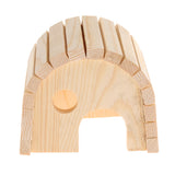 Max Wooden Hamster House Hideout Hut Exercise Natural Funny Nest Toy