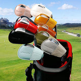 Maxbell Golf Head Covers PU Portable Protector for Athlete Travel Golf Training Red Large