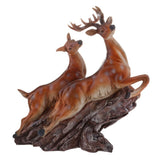 Max Artificial Realistic Sika Deer Figure Outdoor Garden Decor Running Sika Deer