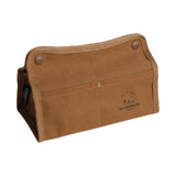 Maxbell Portable Camping Gadgets Tray Organizer Canvas Outdoor Tissue Box for Picnic brown