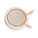 Maxbell Cats Scratcher Board Bowl House Scratch Pad Nest for Small Medium Large Cats White Rope