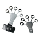 Maxbell Finger Exerciser Stretcher Athlete Power Exercise Hand Grip Strengthener 2pcs black and gray