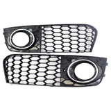 Maxbell Bumper Fog Light Grille Grill Cover for Audi A4 B8 RS4 8KD807682 A