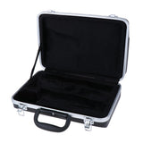 Maxbell Black Plastic Clarinet Carrying Case Suitcase Bag Lightweight with Handle
