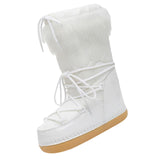 Maxbell Women's Snow Boots Long Boots Anti Slip Water Resistant Ski Boots for Work Style B 41-42