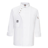 Max Unisex Chef Jackets Coat Long Sleeves Shirt Kitchen Uniform Workwear White M