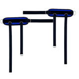 Maxbell Portable Ankle Straps Leg Glute Workouts for Weight Lifting Bodybuilding Gym Blue 2pcs