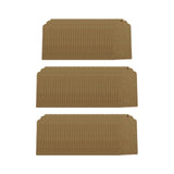 Maxbell 100x Heart Hollow Labels Rectangle Tear Resistant Practical for party Brown