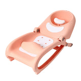Maxbell Foldable Hair Washing Bed Stool Adjustable for Kids Girls Boys Toddler Pink