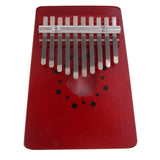 Max Maxb 10 Key Kalimba Finger Thumb Piano Mbira Musical Percussion Red