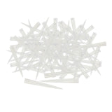 Maxbell 100 Pieces Flower Picks Flower Holder Tube Clear Fixed Spikes for DIY Craft L