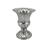 Maxbell Vase Planter Flower Pot Decorative for Living Room Table Centerpieces Home Silver