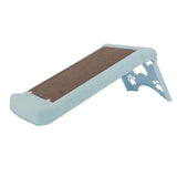 Maxbell Cat Scratcher Cardboard Lounge Scratch Ramp for Sofa Protection Play Kitten Blue