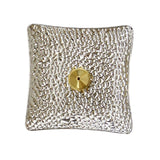 Maxbell Luxury Incense Holder for Sticks Ash Catcher Square for Office Teahouse Home Silver