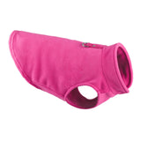 Maxbell Dog Fleece Vest Dog Cold Weather Jacket Puppy Clothing Outdoor Soft Pullover Pink